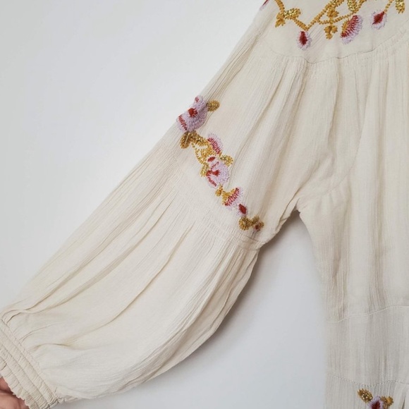 Free People Floral Embroidered Midi Dress - Picture 12 of 16